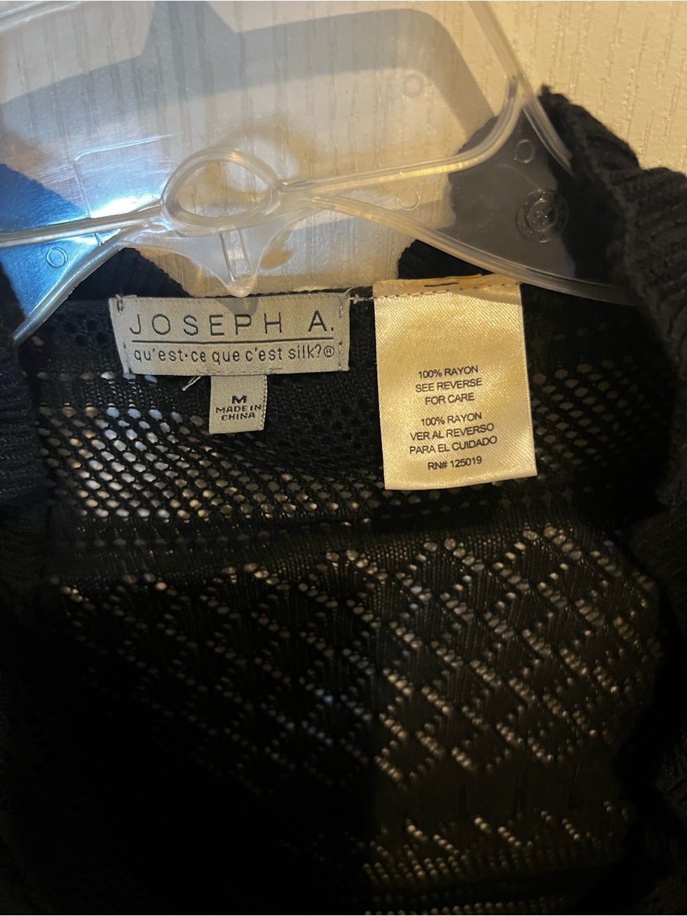Joseph Black Open-Knit Ruffled Shrug - Picture 3 of 4